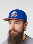 Бейсболка AMERICAN NEEDLE арт. 21006A-NYI New York Islanders Archive 400 NHL (синий / оранжевый)